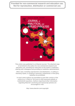 Understanding the pyrolysis of CCA-treated wood Part I. Effect of