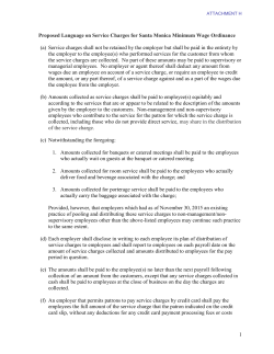 Unite Here, ROC, CLEAN Car Wash Service Charge Language