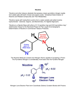 Nicotine Titration Notes-HCl