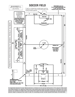 Soccer Field Diagram