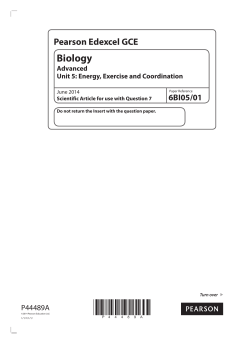 Biology - Edexcel
