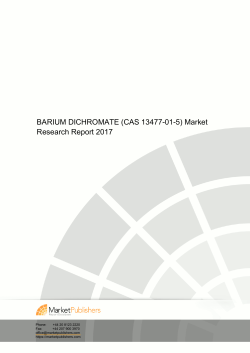 BARIUM DICHROMATE (CAS 13477-01-5)