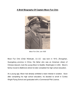 A Brief Biography Of Captain Moon Fun Chin