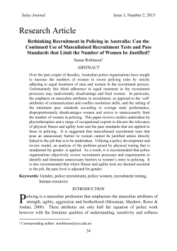 Rethinking Recruitment