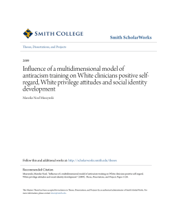 Influence of a multidimensional model of antiracism training on