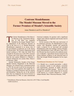 the mendel newsletter