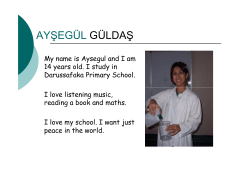 AYŞEG&Uuml;L G&Uuml;LDAŞ
