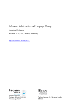 Inferences in Interaction and Language Change
