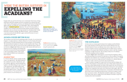 EXPELLING THE ACADIANS?