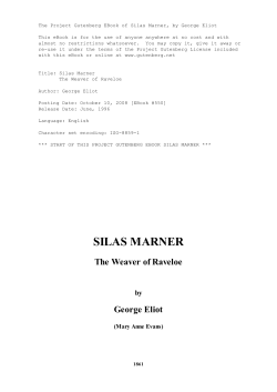 Silas Marner by George Eliot