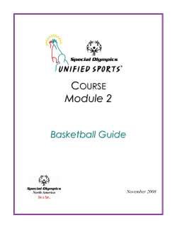 Unified Sports Basketball Guide