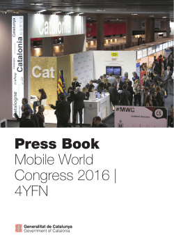 Press Book Mobile World Congress 2016 | 4YFN