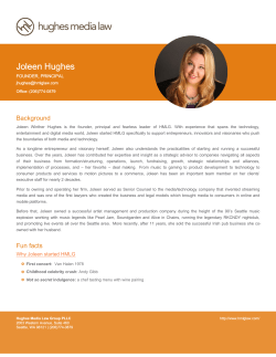 Joleen Hughes Joleen Hughes Joleen Hughes