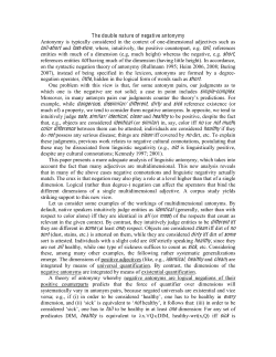 The double nature of negative antonymy