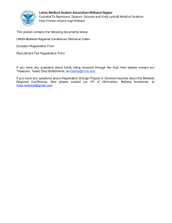 Latino Medical Student Association‐Midwest Region Founded To
