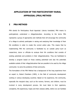 (pra) method