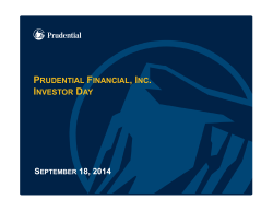 2014 Tokyo Investor Day Presentation
