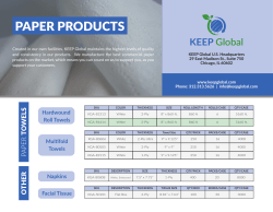 Paper Collateral Piece - 2016