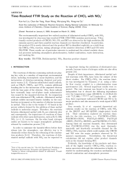 Time-Resolved FTIR Study on the Reaction of CHCl2 with NO2