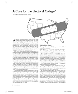 A Cure for the Electoral College