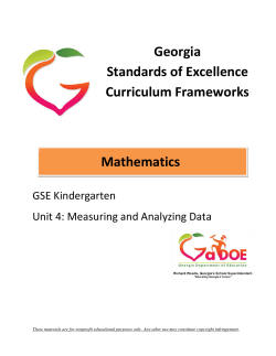 Unit 4 - Georgia Standards