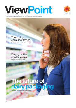 The future of dairy packaging