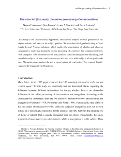 The vase fell (the vase)