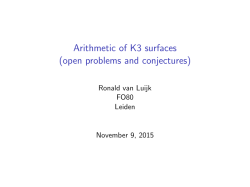 Arithmetic of K3 surfaces (open problems and conjectures)