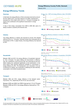Energy Efficiency Trends