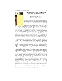 tiepolo, inc.: two madonnas and the master`s hand1