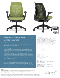 Mimeo Environmental Product Declaration (794KB PDF)