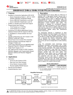 DS90UB914A-Q1 pdf - Texas Instruments