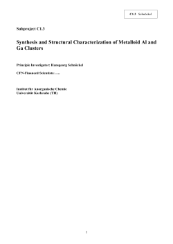 Synthesis and Structural Characterization of Metalloid Al - CFN