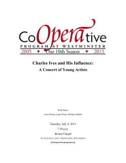 Charles Ives and His Influence