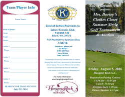 Mrs. Dorsey`s Clothes Closet Summer Sizzle Golf