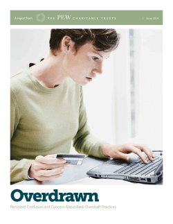 Overdrawn - The Pew Charitable Trusts