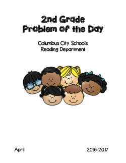 2nd Grade Problem of the Day