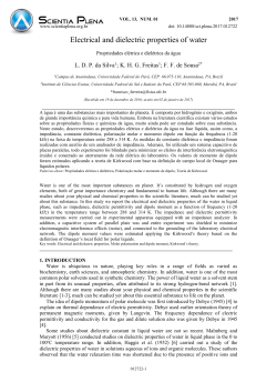 Electrical and dielectric properties of water