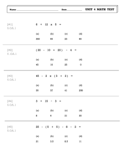 6 + 12 x 5 = 5.OA.1