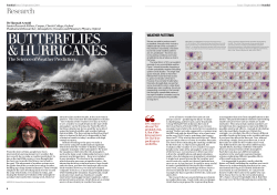 Butterflies and Hurricanes