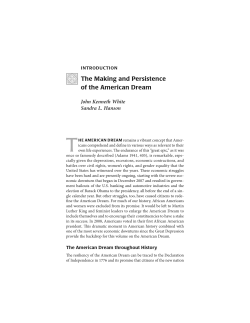 The Making and Persistence of the American