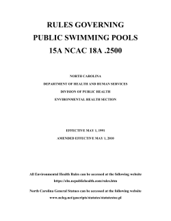 Public Swimming Pools