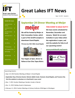 GLS-IFT Fall 2013 Newsletter