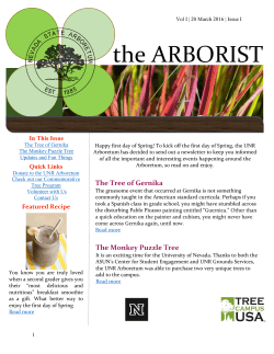 The Arborist - University of Nevada, Reno