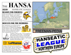 HANSEATIC LEAGUE ALIAS: Reason for forming: RESULTS FOR