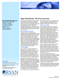 January 2013 Newsletter - Ryan Wealth Management