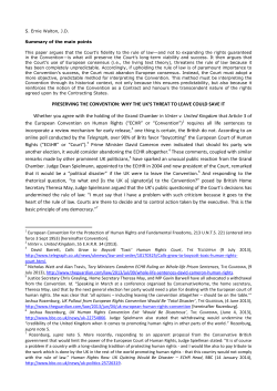 Walton S. Ernie - Council of Europe