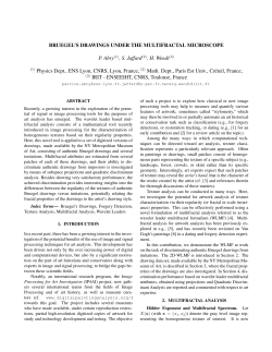 BRUEGEL`S DRAWINGS UNDER THE MULTIFRACTAL