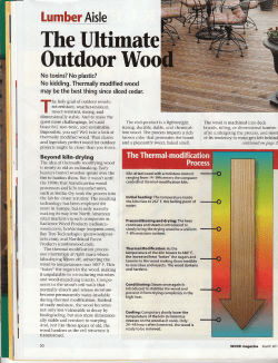 Thermally Modified Wood