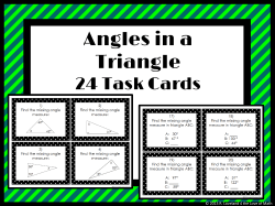Angles in a Triangle - Warren County Schools